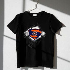 Houston Astros Superman Logo Graphic T-Shirt - Stylish Fan Apparel