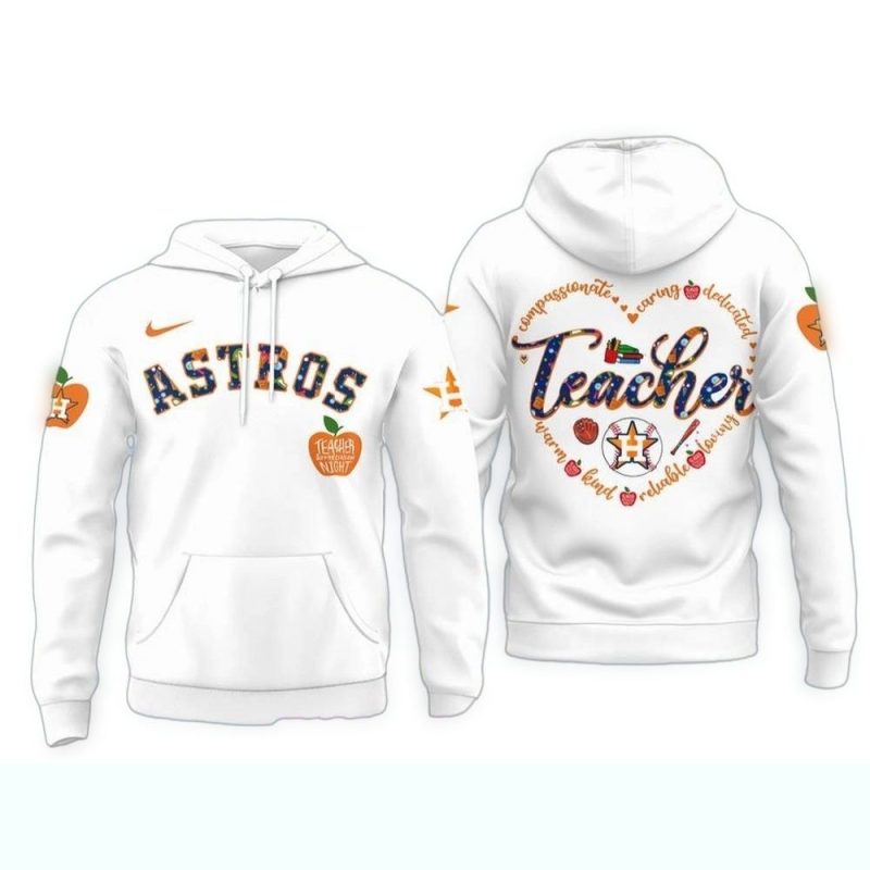 Houston Astros Teacher Funny All over Print Hoodie 1