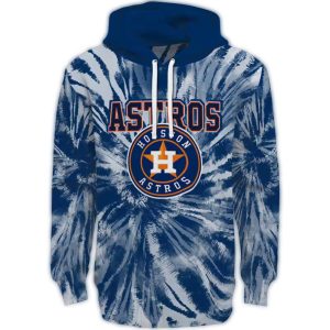 Houston Astros Tie Dye All-Over Print Hoodie For Fans