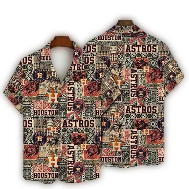 Houston Astros Tribal Heritage Hawaiian Shirt 1