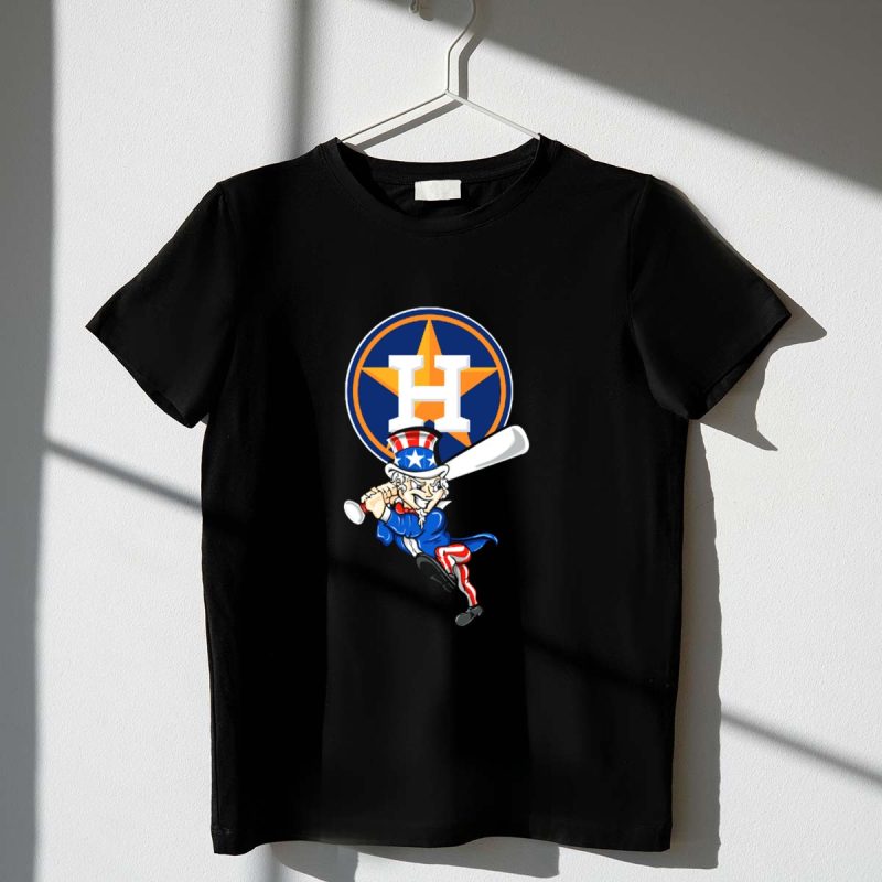 Houston Astros Uncle Sam 4th July Baseball T Shirt t shirt 1 1