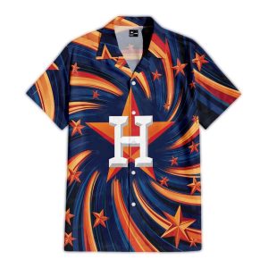 Houston Astros Hawaiian Shirt With Vortex Starfield Design
