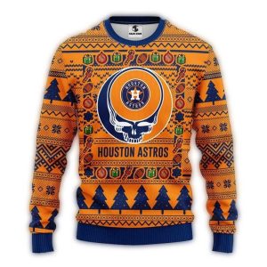 Grateful Dead Houston Astros Ugly Sweater - Perfect Holiday Apparel
