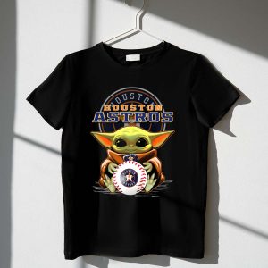 Houston Astros Yoda Baseball Fan T-Shirt For Die-Hard Supporters
