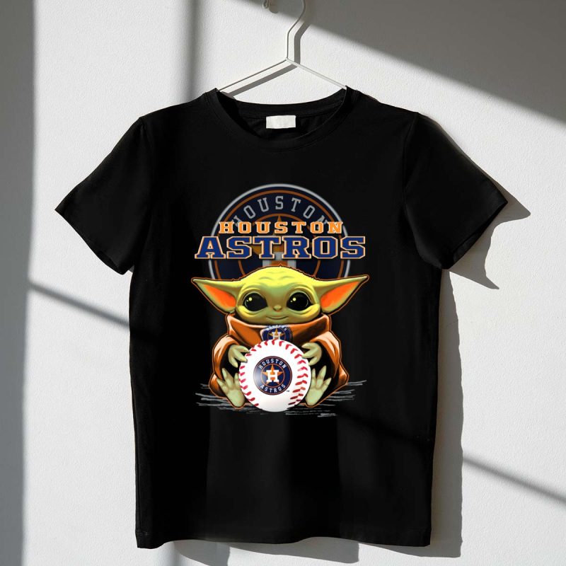 Houston Astros Yoda Baseball Fan T Shirt t shirt 1 1