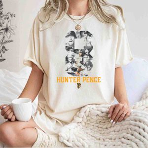Hunter Pence San Francisco Giants #8 Baseball T-Shirt For Fans