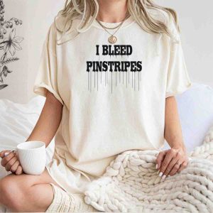 I Bleed Pinstripes New York Yankees T-Shirt - Classic Fan Apparel