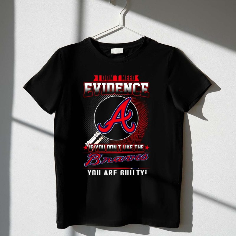 Funny 'Guilty' Braves Fan T-Shirt - Perfect For Baseball Lovers