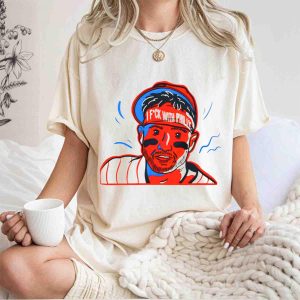 Philadelphia Phillies Cartoon Player T-Shirt - Fun Philly Fan Tee