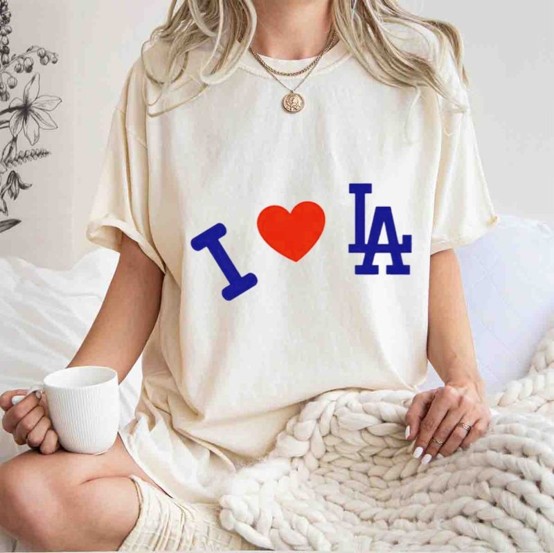 I Love LA Madhappy x Dodgers Collaboration T Shirt.jpeg t shirt 1 1