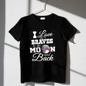 Atlanta Braves 'To The Moon And Back' T-Shirt - Perfect Fan Gear