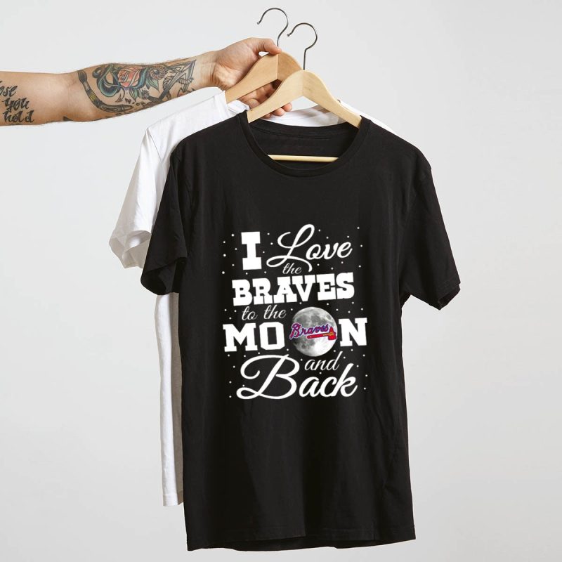 Atlanta Braves 'To The Moon And Back' T-Shirt - Perfect Fan Gear - Image 4