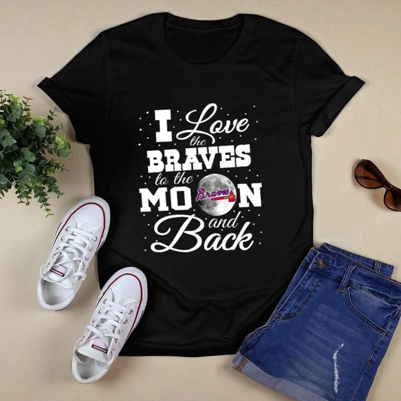 Atlanta Braves 'To The Moon And Back' T-Shirt - Perfect Fan Gear - Image 5
