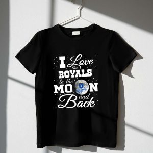 Kansas City Royals Moon Back T-Shirt - I Love The Royals Design