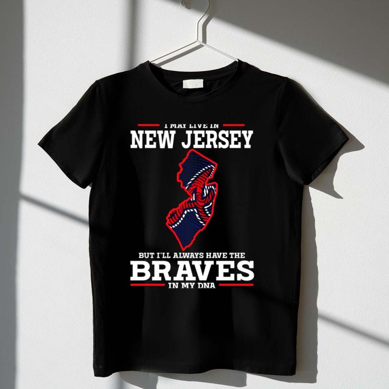 New Jersey Braves Dna T-Shirt - Proud Fan Tee For Baseball Lovers