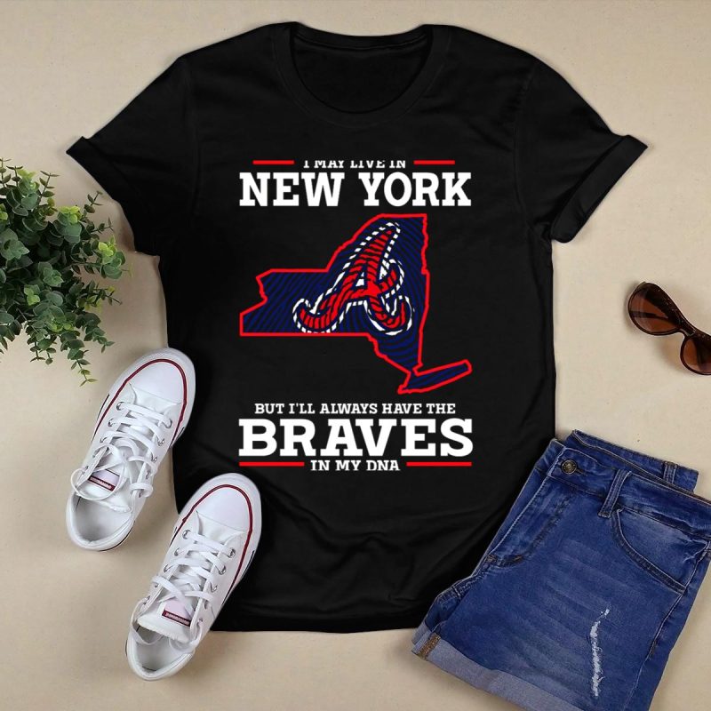 New York Braves Dna T-Shirt - Proud Fan Apparel For Baseball Lovers - Image 5