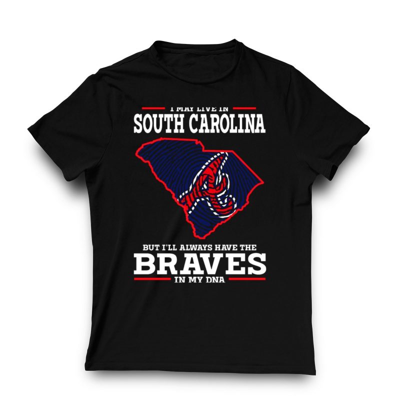 South Carolina Braves Dna T-Shirt - Perfect For Atlanta Fans - Image 3