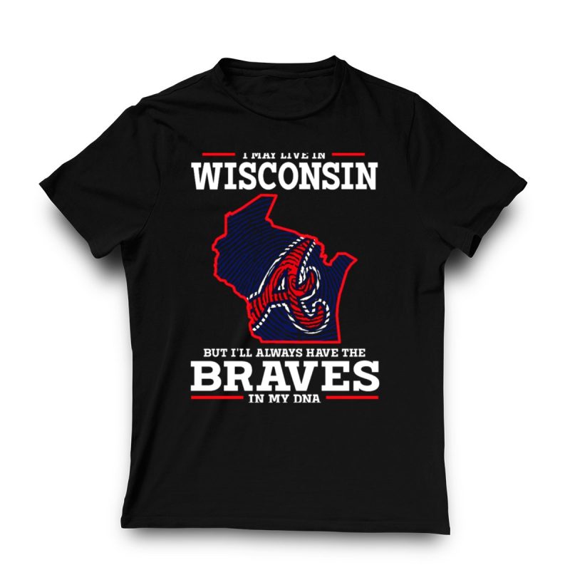 Wisconsin Braves Dna T-Shirt - Proud Fan Tee For Braves Supporters - Image 3