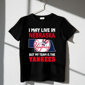 Yankees Fan T-Shirt - Nebraska Proud Baseball Tee