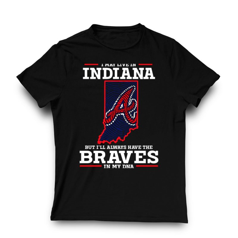 Indiana Braves Fan T-Shirt – Always Representing My Team In Style - Image 3