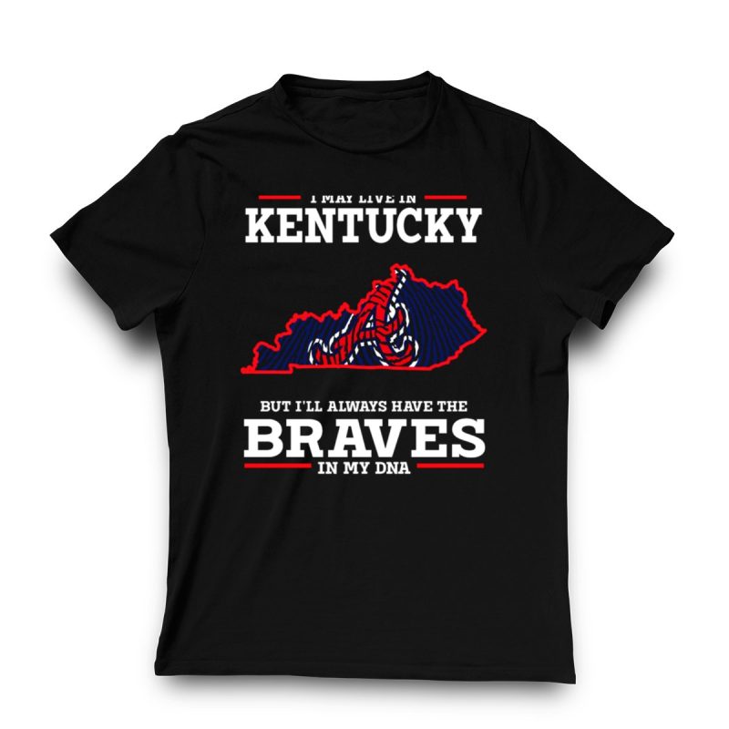 Kentucky Braves Dna T-Shirt - Proud Fan Tee For Atlanta Braves Supporters - Image 3