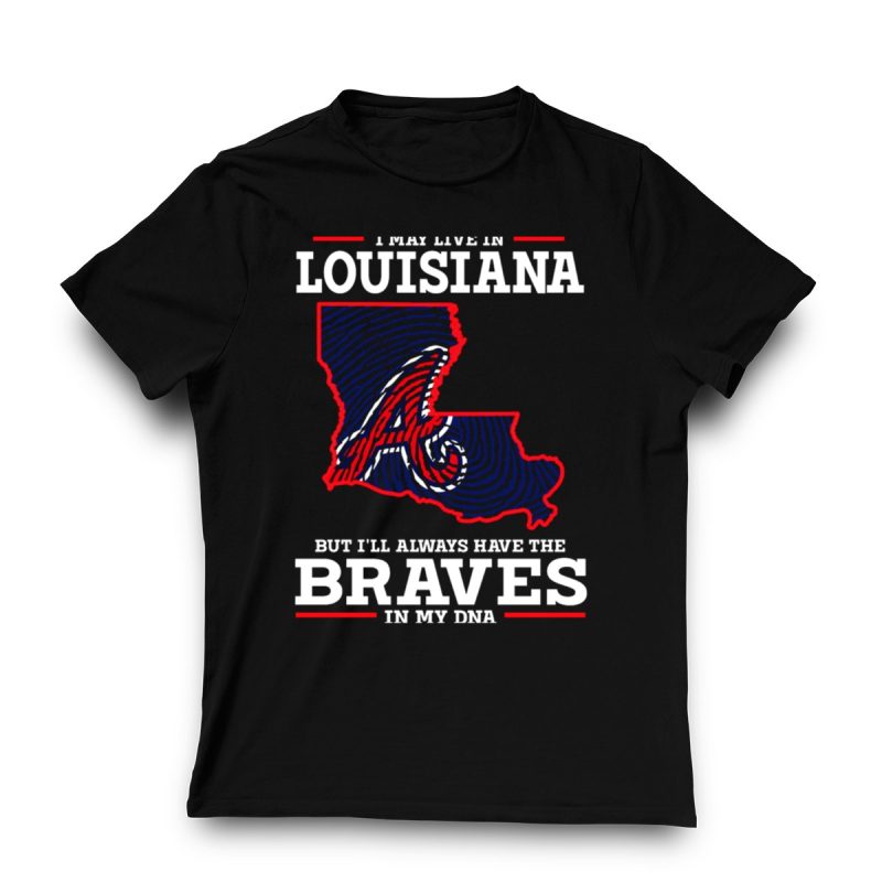 Louisiana Braves Dna T-Shirt – Proudly Show Your Team Spirit! - Image 3