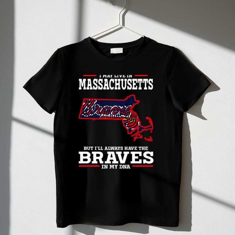 Massachusetts Braves Dna T-Shirt - Proud Fan Tee For Mlb Supporters
