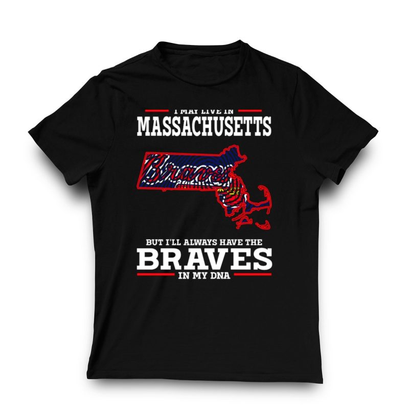 Massachusetts Braves Dna T-Shirt - Proud Fan Tee For Mlb Supporters - Image 3