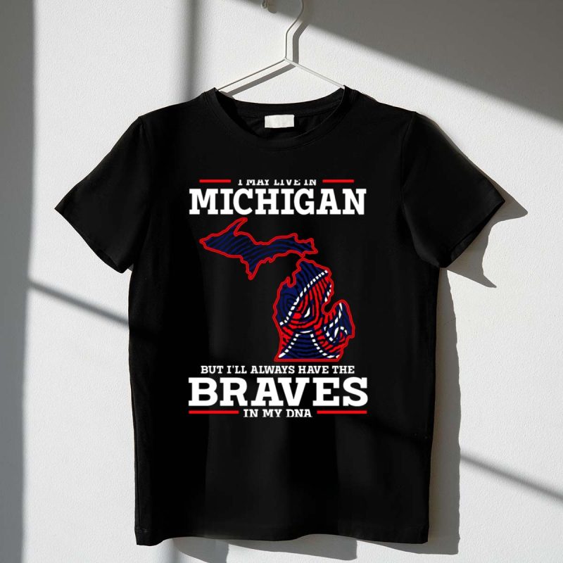 Michigan Braves Dna T-Shirt - Proud Fan Tee For Baseball Lovers