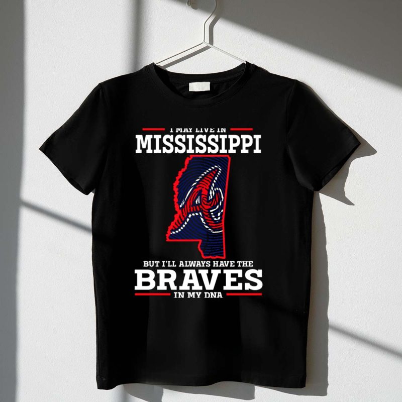 Braves Dna T-Shirt - Mississippi Pride Tee For Sports Fans