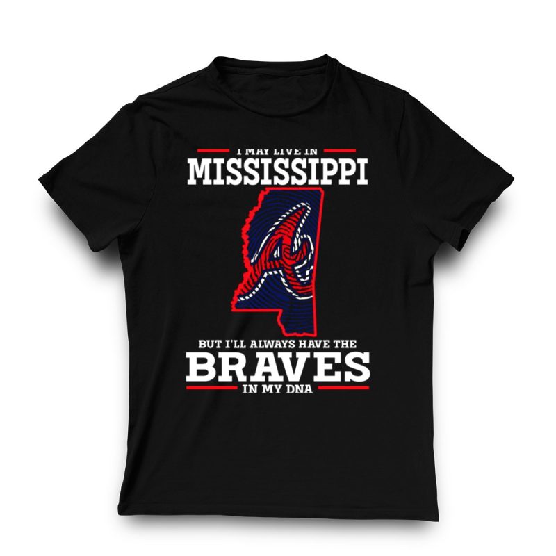 Braves Dna T-Shirt - Mississippi Pride Tee For Sports Fans - Image 3