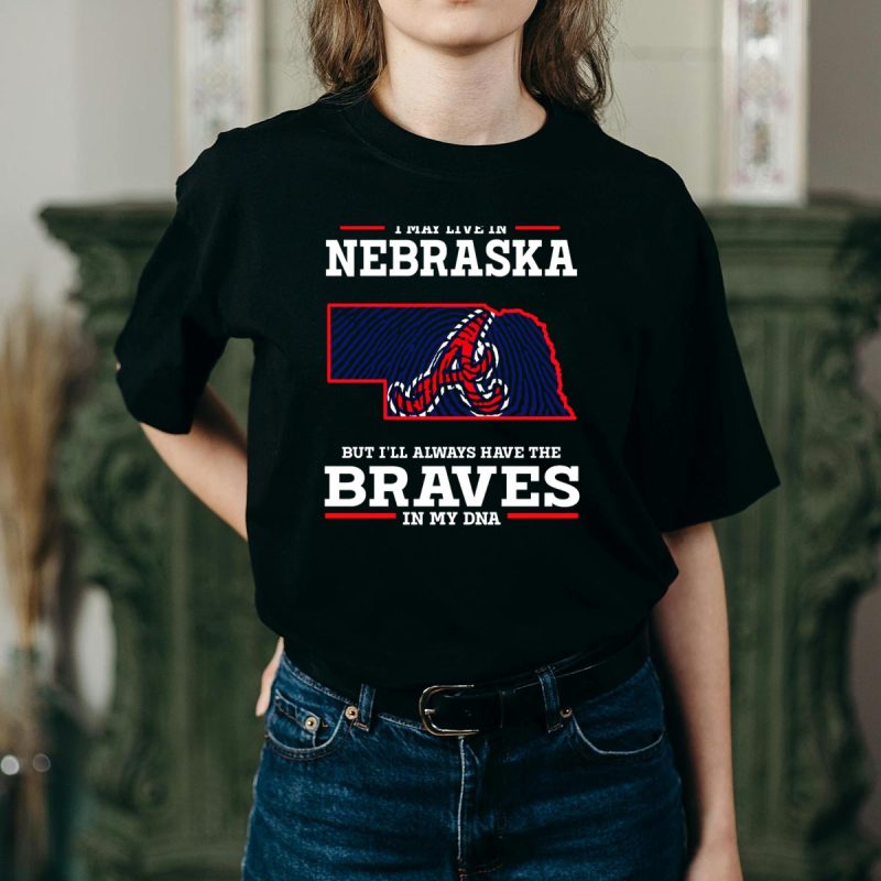Braves Dna T-Shirt - Nebraska Pride Tee For Baseball Fans - Image 2