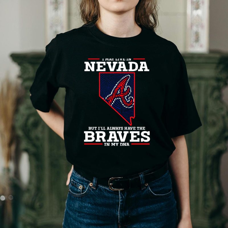 Braves Dna T-Shirt - Proudly Show Your Love For Nevada And Baseball - Image 2