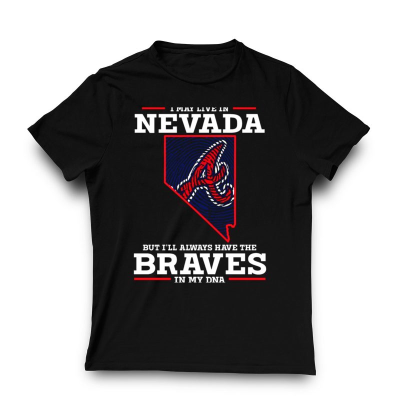 Braves Dna T-Shirt - Proudly Show Your Love For Nevada And Baseball - Image 3