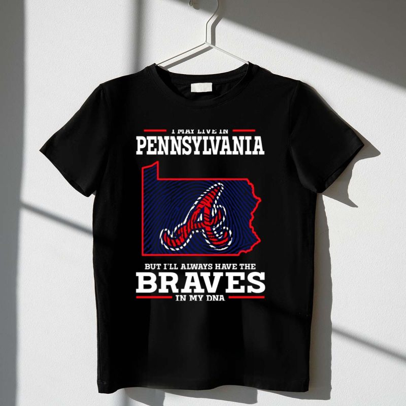Braves Dna T-Shirt: Proud Pennsylvania Fan Apparel