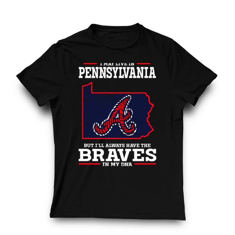 Braves Dna T-Shirt: Proud Pennsylvania Fan Apparel - Image 3