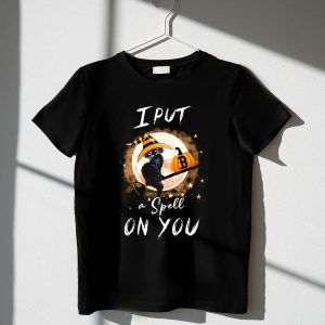 Boston Red Sox Halloween Cat Pumpkin Broomstick Magic T-Shirt