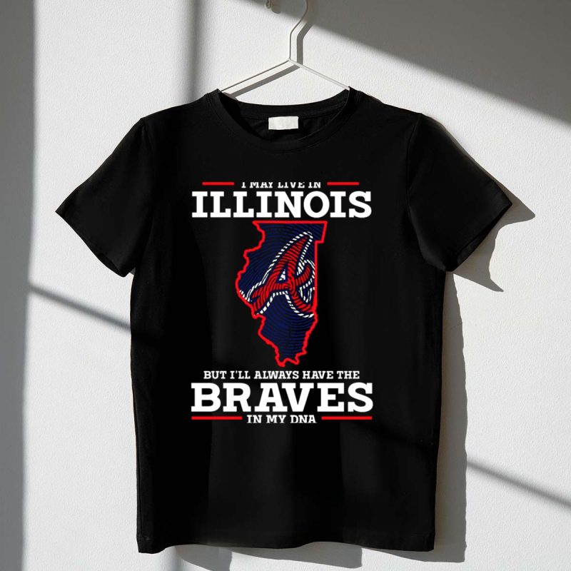 Illinois Braves Dna T-Shirt - Proudly Wear Your Team Spirit