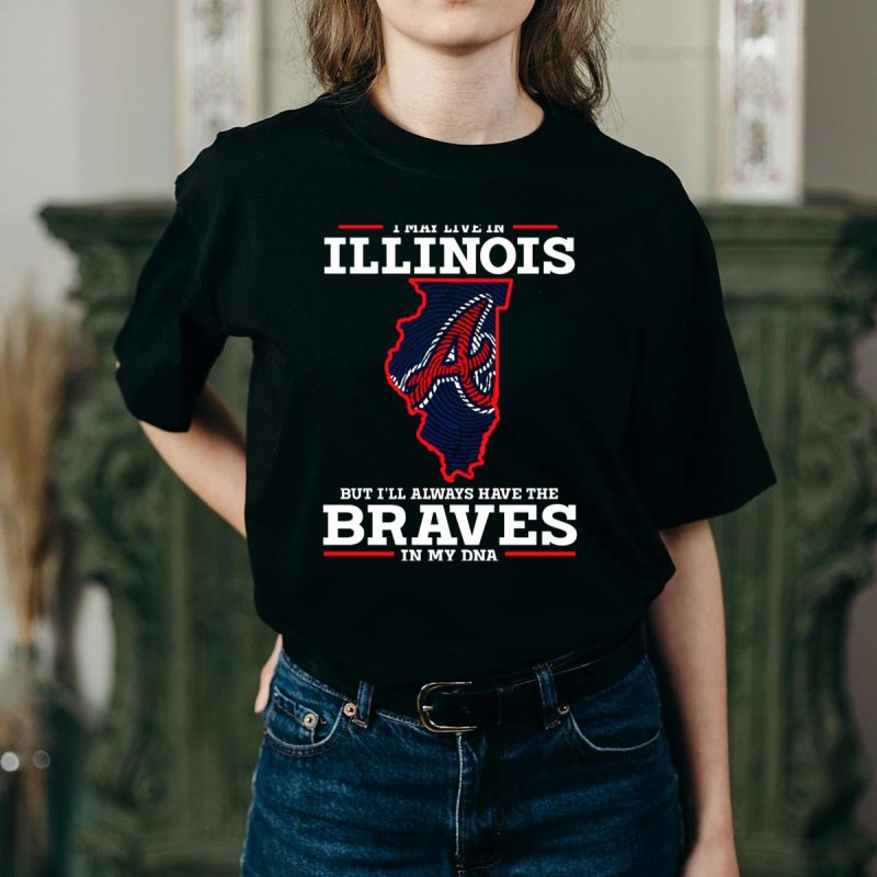 Illinois Braves Dna T-Shirt - Proudly Wear Your Team Spirit - Image 2