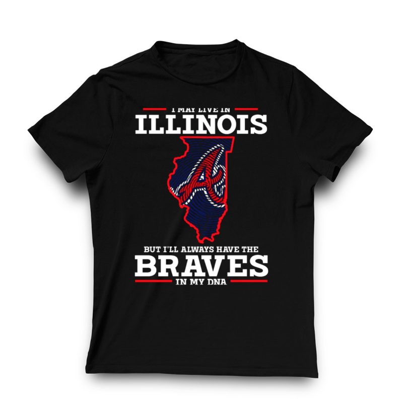 Illinois Braves Dna T-Shirt - Proudly Wear Your Team Spirit - Image 3