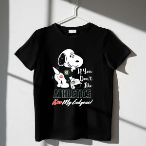 Snoopy Oakland Athletics T-Shirt: If You Don'T Like Athletics, Kiss My Endzone