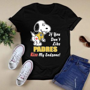 San Diego Padres T-Shirt - 'If You Don'T Like Padres, Kiss My Endzone'