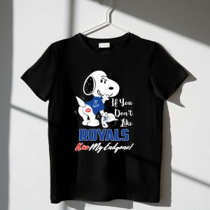 Snoopy Kansas City Royals Endzone T-Shirt - Perfect For Fans!