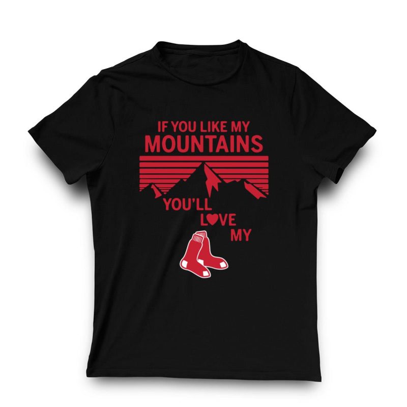 Boston Red Sox T-Shirt: Perfect for Mountain Lovers and Baseball Fans - Image 3