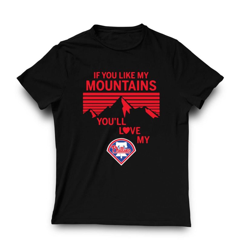 Philadelphia Phillies T-Shirt for Mountain Lovers - Ideal Outdoor Wear - Image 3