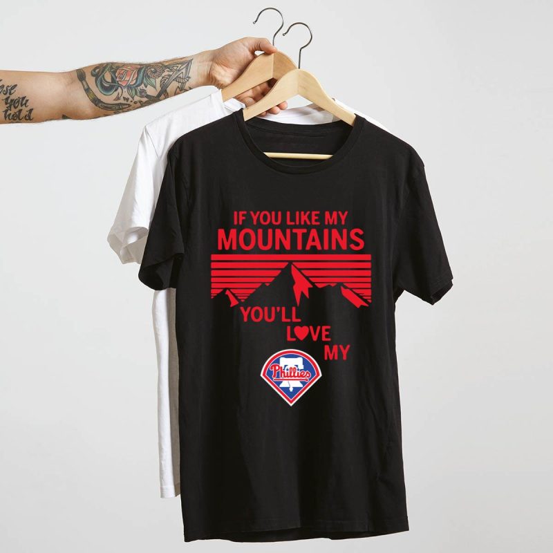 Philadelphia Phillies T-Shirt for Mountain Lovers - Ideal Outdoor Wear - Image 4