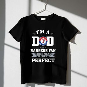 Perfect Dad Texas Rangers Fan T-Shirt For Sports Enthusiasts