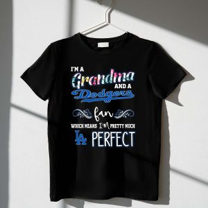 La Perfect Grandma Dodgers Fan T-Shirt - A Must-Have For Supporters!