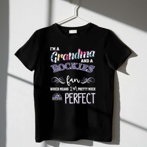 Perfect Colorado Rockies T-Shirt For Proud Grandmas And Fans