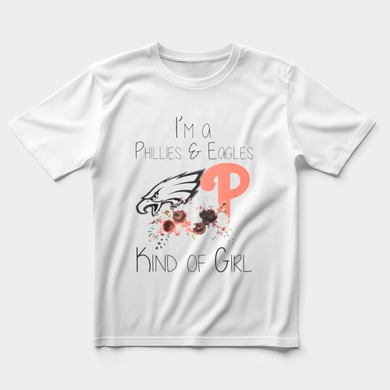 Floral Phillies & Eagles T-Shirt – Perfect for Proud Sports Fans - Image 5